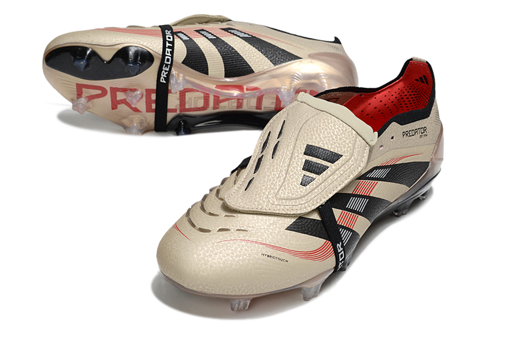 adidas 25 Predator Elite Tongue FT FG  Soccer Boots Cleats Shoes RED-WH