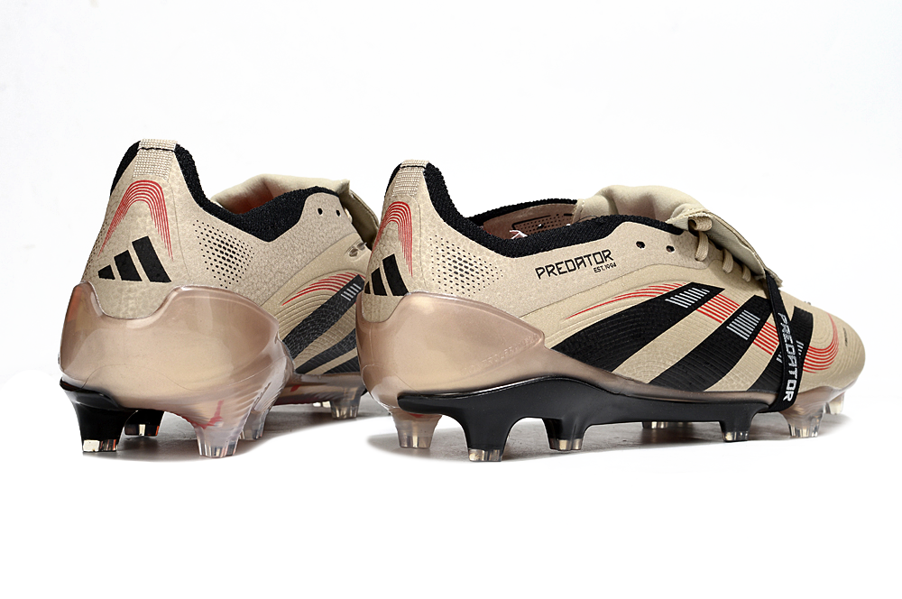 adidas 25 Predator Elite Tongue FT FG  Soccer Boots Cleats Shoes RED-WH