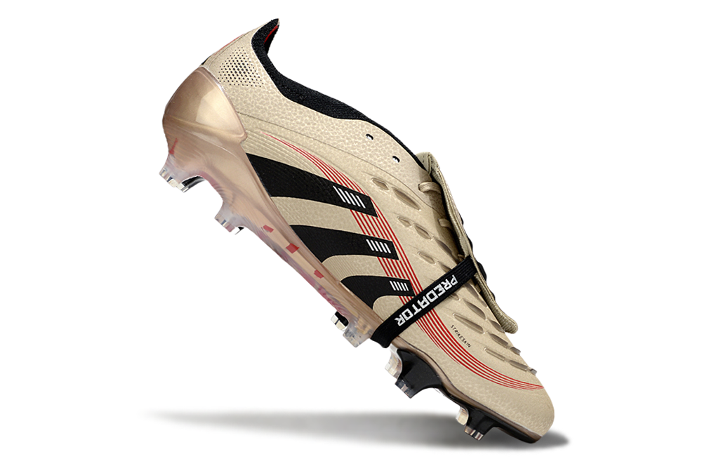 adidas 25 Predator Elite Tongue FT FG  Soccer Boots Cleats Shoes RED-WH