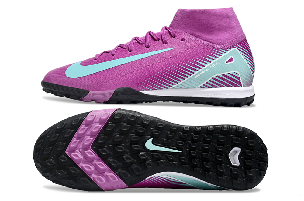 Nike Air Zoom Mercurial Superfly 10 Elite TF Football Soccer Cleats Boots - Ultimate Speed & Precision  PRP