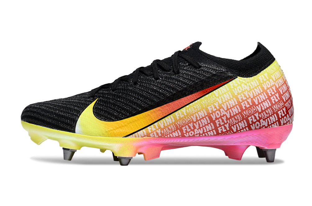 Nike Air Zoom Mercurial Vapor 16 Elite SG-Pro Anti-Clog Football Soccer Cleats Boots PNK-YLW