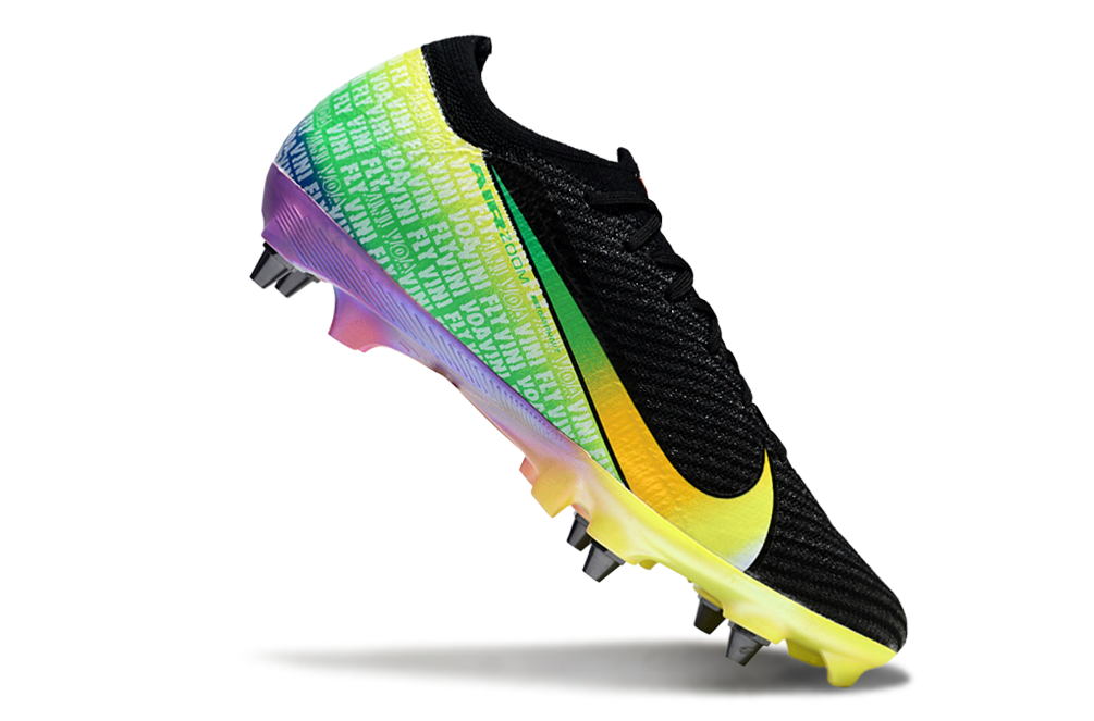 Nike Air Zoom Mercurial Vapor 16 Elite SG-Pro Anti-Clog Football Soccer Cleats Boots PNK-YLW
