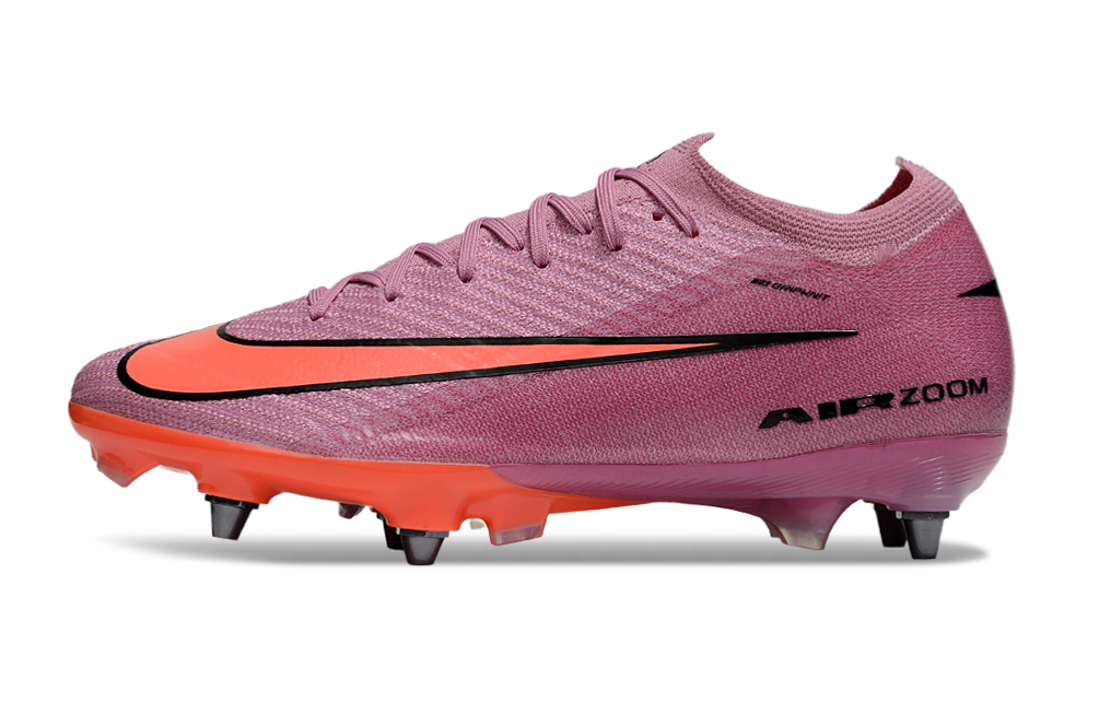 Nike Air Zoom Mercurial Vapor 16 Elite SG-Pro Anti-Clog Football Soccer Cleats Boots PNK-YLW