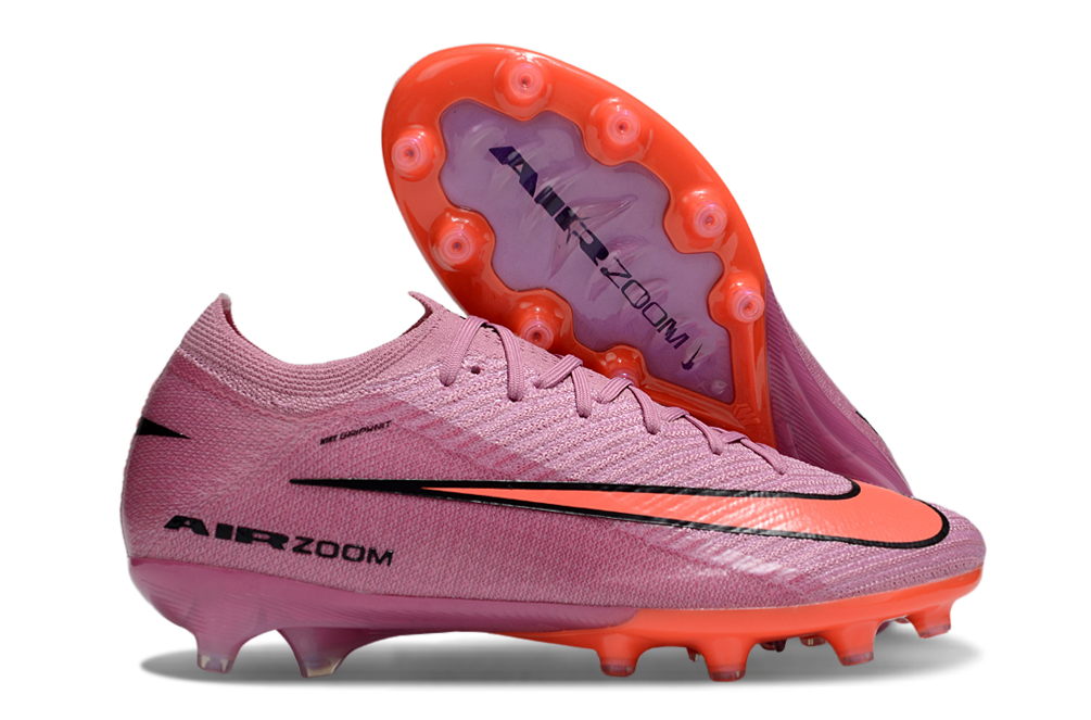 Nike Air Zoom Mercurial Vapor 16 Elite XXV AG Football Soccer Cleats Boots PNK-GLD
