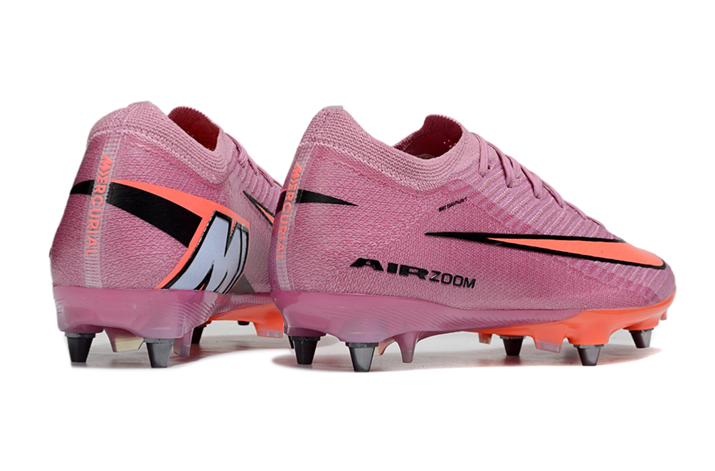 Nike Air Zoom Mercurial Vapor 16 Elite SG-Pro Anti-Clog Football Soccer Cleats Boots PNK-YLW
