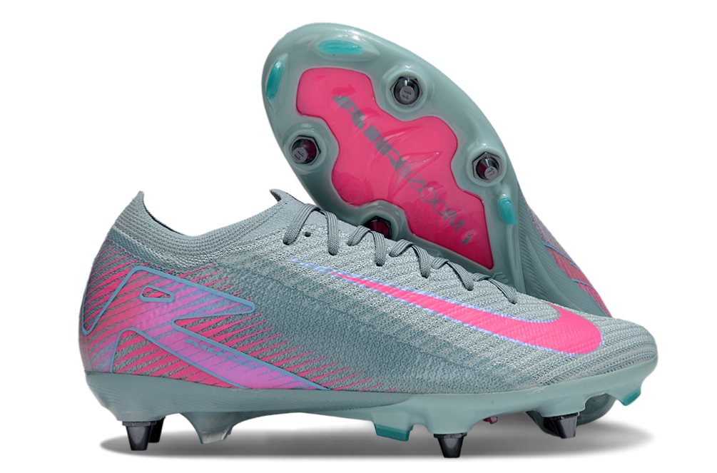 Nike Air Zoom Mercurial Vapor 16 Elite SG-Pro Anti-Clog Football Soccer Cleats Boots PNK-YLW