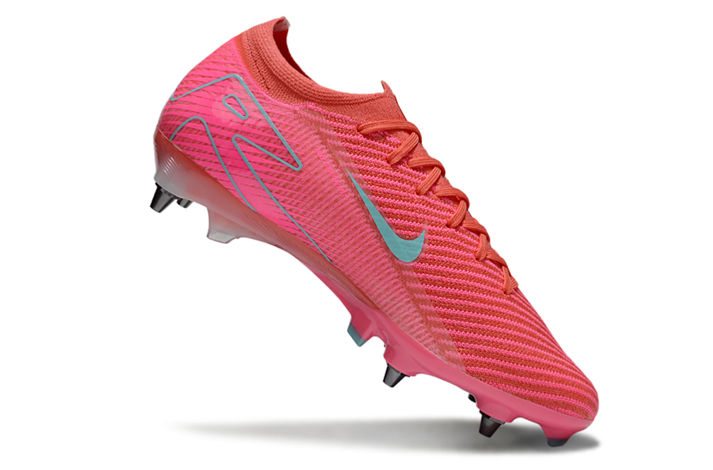 Nike Air Zoom Mercurial Vapor 16 Elite SG-Pro Anti-Clog Football Soccer Cleats Boots PNK-YLW