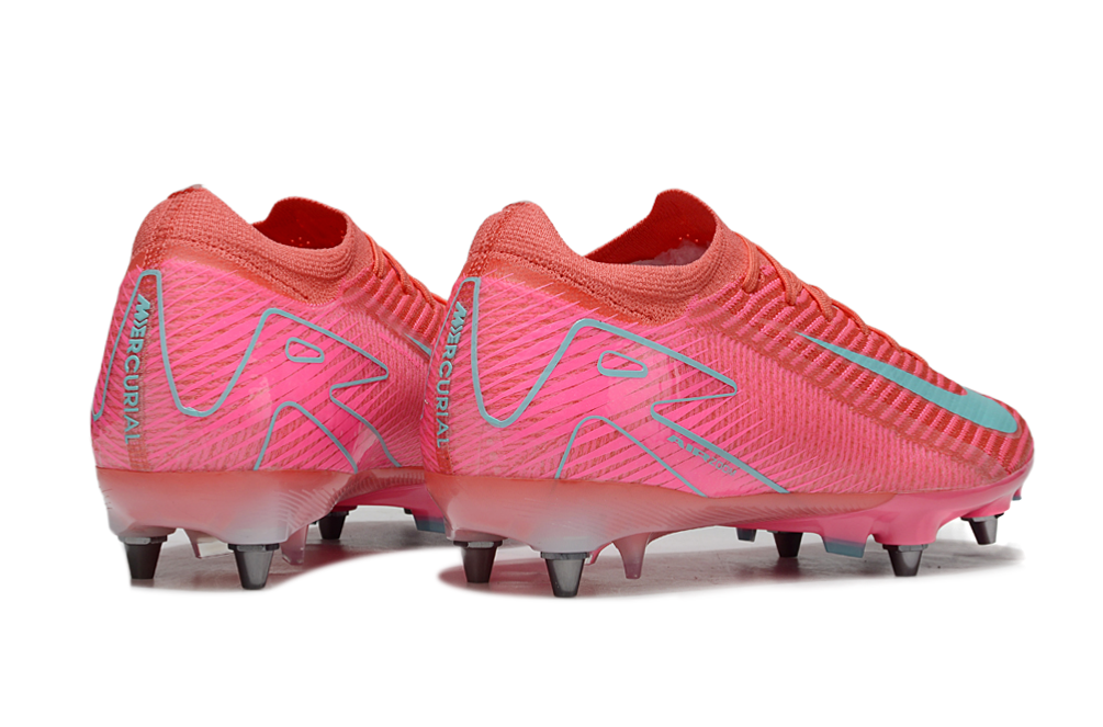 Nike Air Zoom Mercurial Vapor 16 Elite SG-Pro Anti-Clog Football Soccer Cleats Boots PNK-YLW