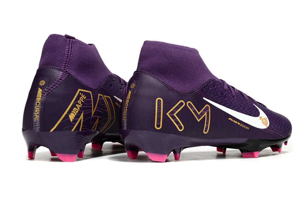 Nike Air Zoom Mercurial Superfly 10 Academy FG Football Soccer Cleats Boots PRP-WHT