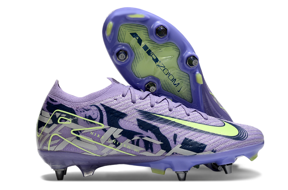 Nike Air Zoom Mercurial Vapor 16 Elite SG-Pro Anti-Clog Football Soccer Cleats Boots PRP-GRN