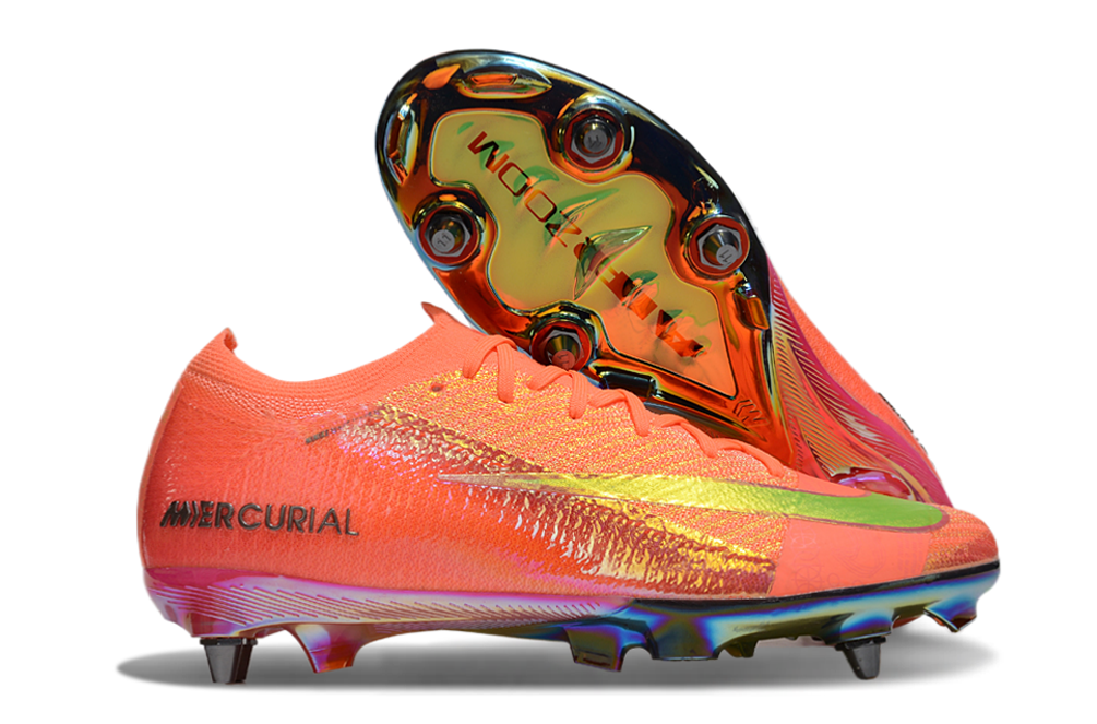 Nike Air Zoom Mercurial Vapor 16 Elite SG-Pro Anti-Clog Football Soccer Cleats Boots PRP-GRN