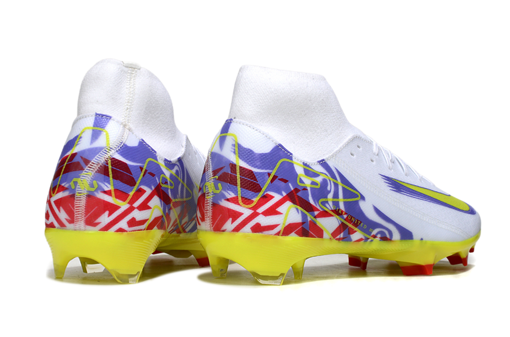 Nike Air Zoom Mercurial Superfly 10 Academy FG Football Soccer Cleats Boots PRP-WHT