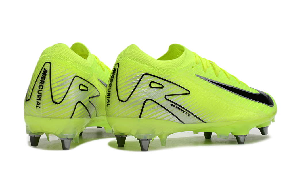Nike Air Zoom Mercurial Vapor 16 Elite SG-Pro Anti-Clog Football Soccer Cleats Boots PRP-GRN