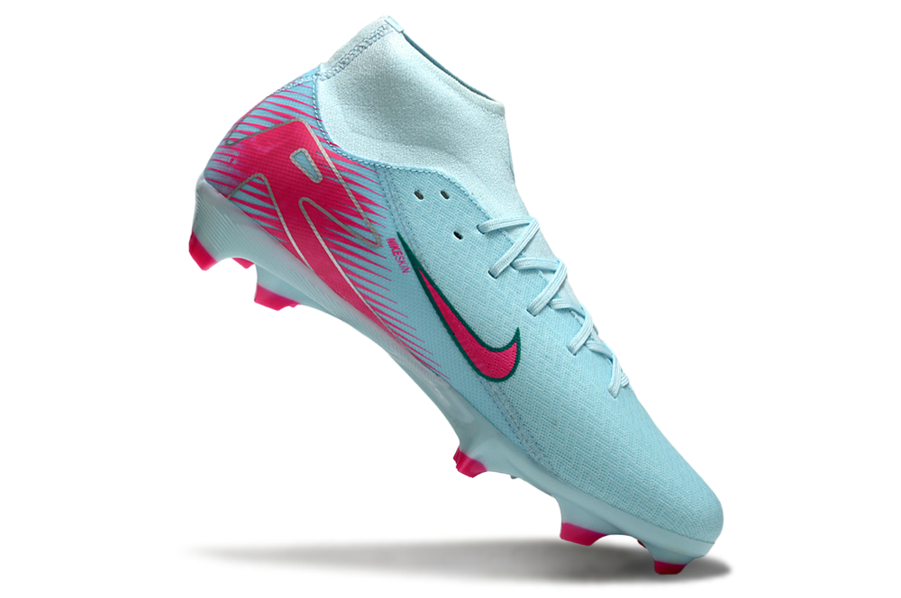 Nike Air Zoom Mercurial Superfly 10 Academy FG Football Soccer Cleats Boots PRP-WHT