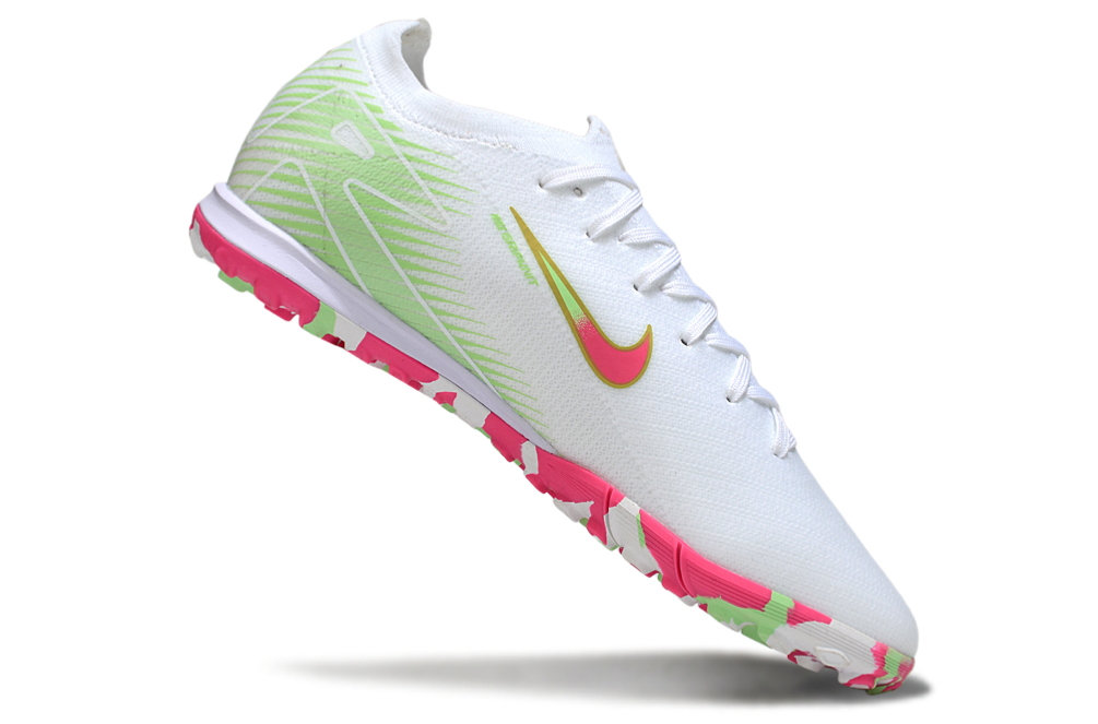 Nike Air Zoom Mercurial Vapor 16 Elite TF Football Soccer Cleats Boots PNK-GRN-WHT