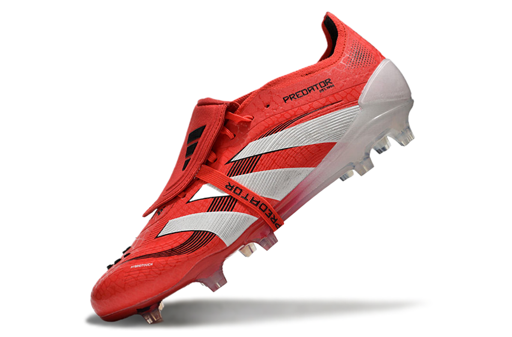 adidas 25 Predator Elite Tongue FT FG  Soccer Boots Cleats Shoes RED-WH