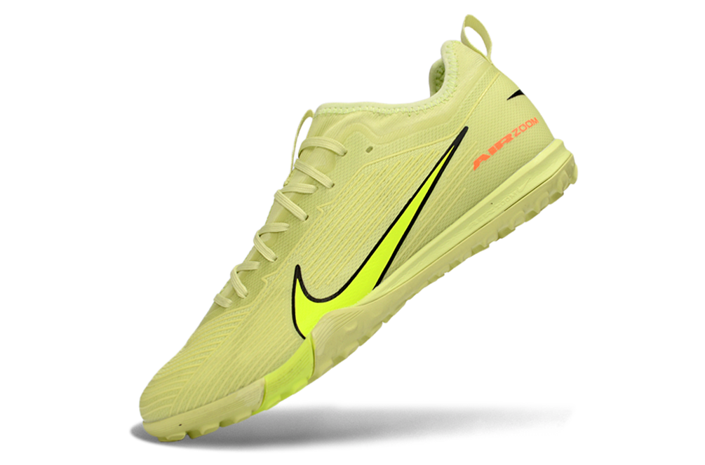 Nike Air Zoom Mercurial Vapor 15 Pro TF - Professional Turf Soccer Cleats Boots Shoes-GRN-PNK-ORG