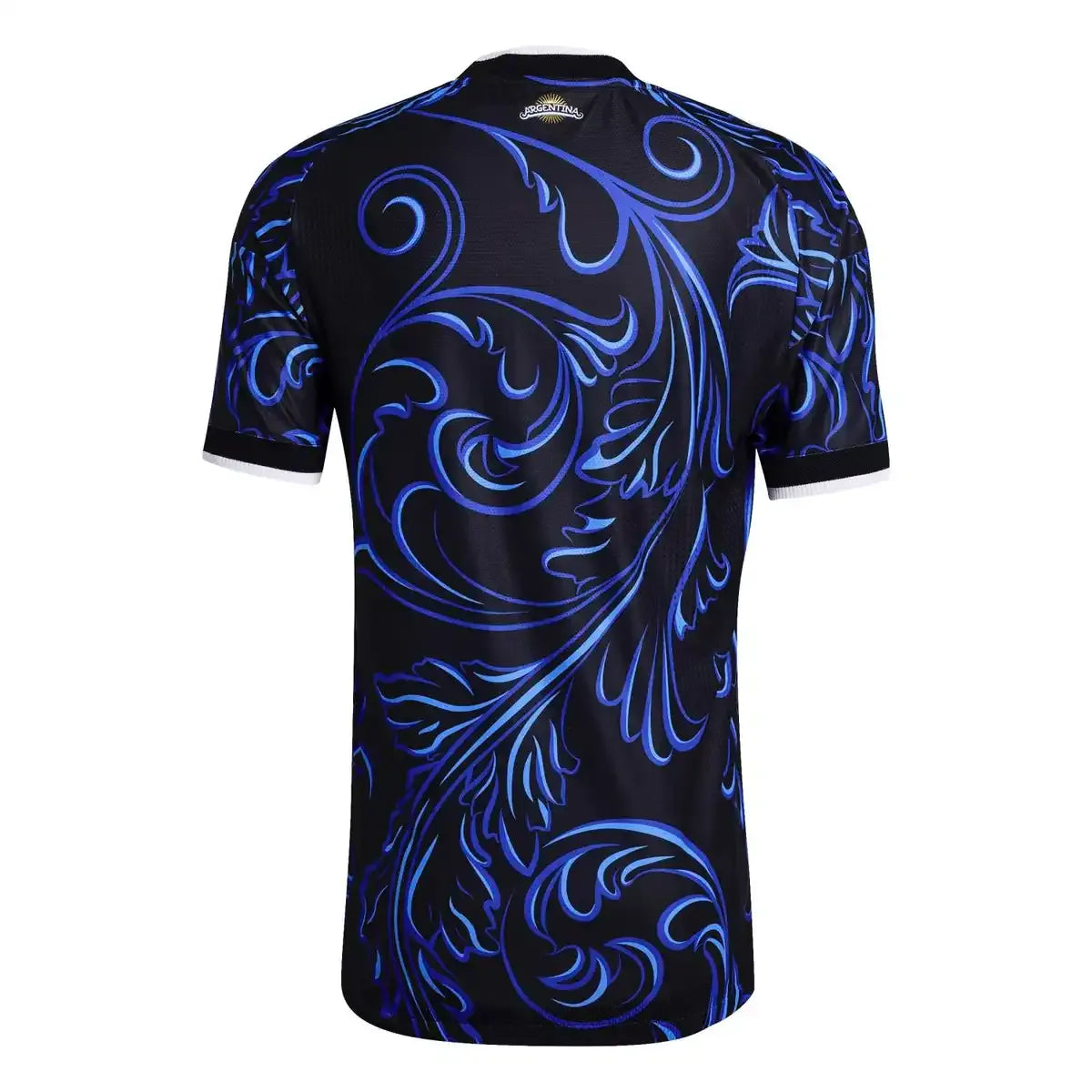 Argentina 2026 world cup national team away stadium replica jersey back view