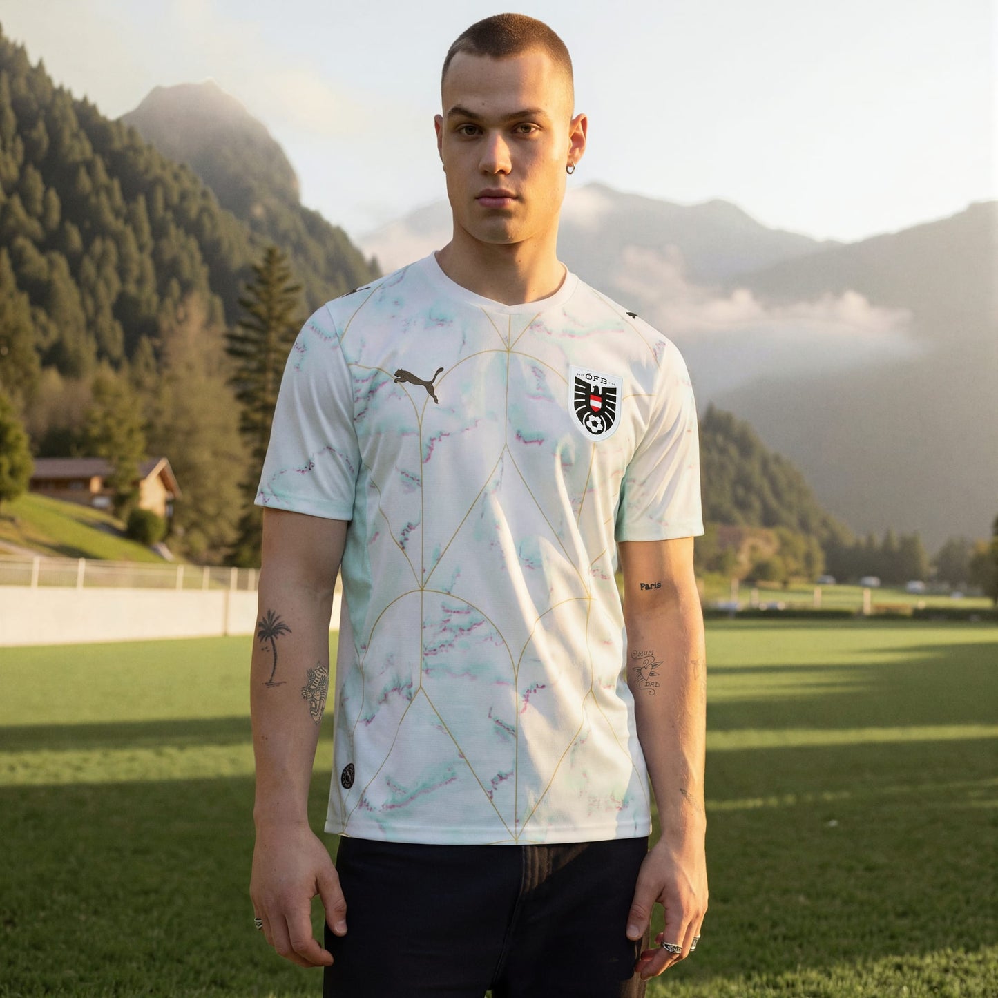 Men's Austria 2026 World Cup Away Soccer Football Jersey