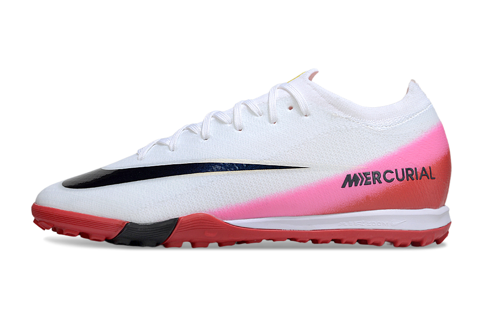 Nike Air Zoom Mercurial Vapor 16 Elite TF Football Soccer Cleats Boots PNK-GRN-WHT