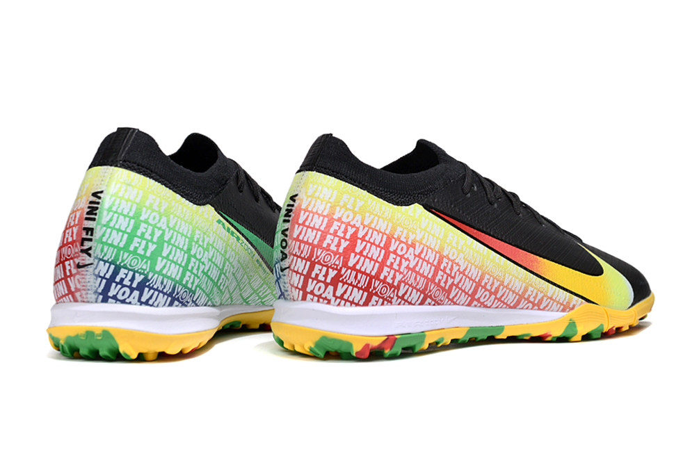 Nike Air Zoom Mercurial Vapor 16 Elite TF Football Soccer Cleats Boots YLW-BLK