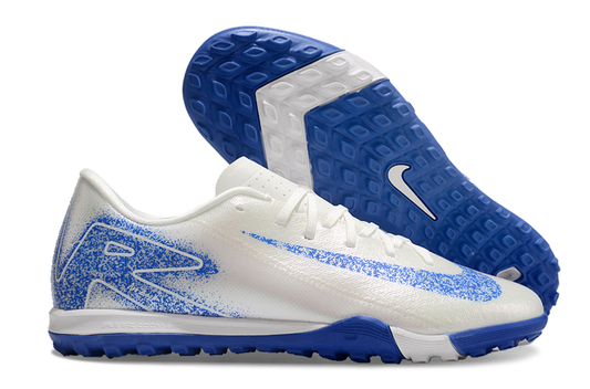 Nike Air Zoom Mercurial Vapor 16 Academy TF Football Soccer Cleats Boots WHT-BLU