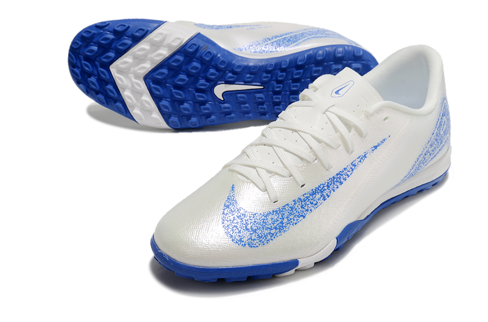 Nike Air Zoom Mercurial Vapor 16 Academy TF Football Soccer Cleats Boots WHT-BLU