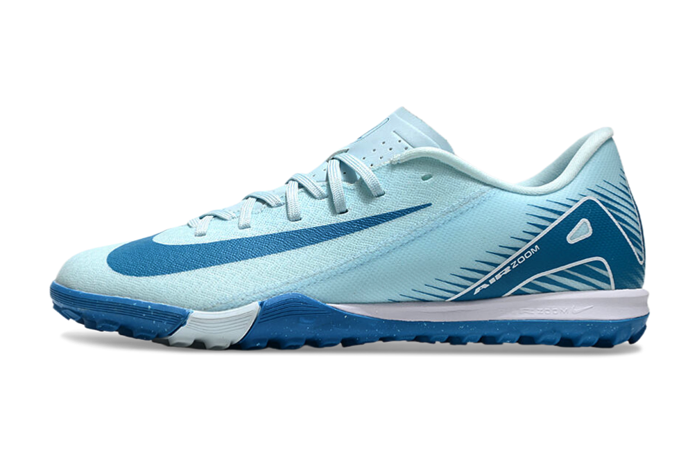 Nike Air Zoom Mercurial Vapor 16 Academy TF Football Soccer Cleats Boots WHT-BLU