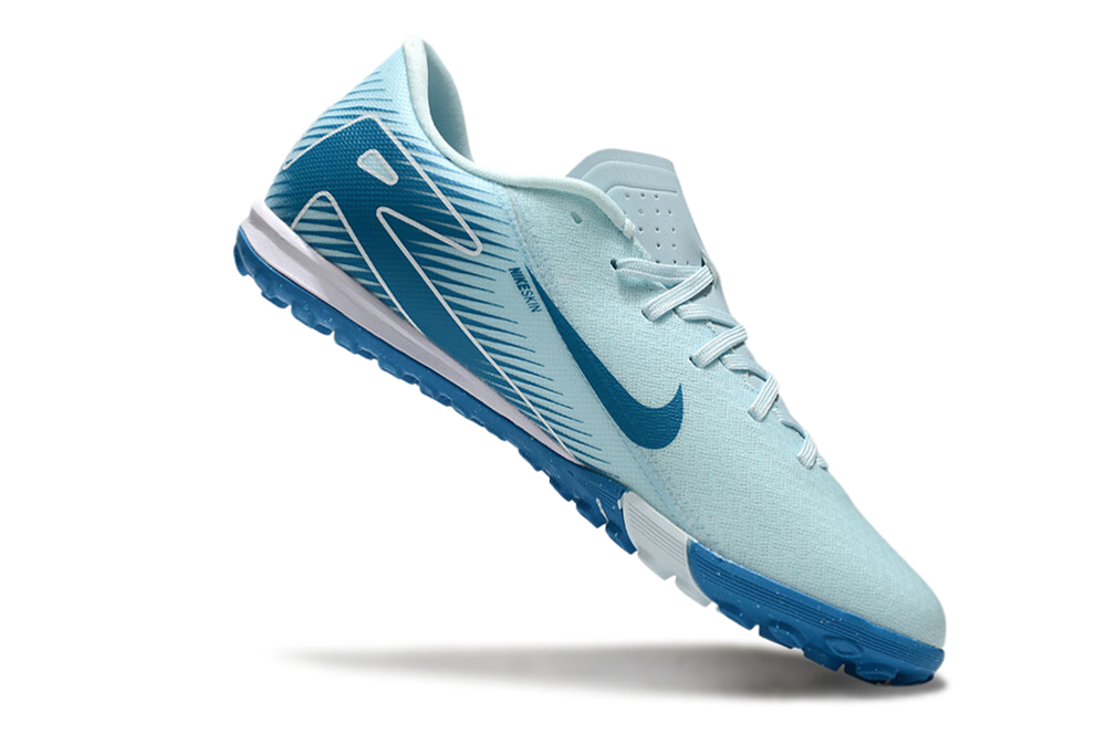 Nike Air Zoom Mercurial Vapor 16 Academy TF Football Soccer Cleats Boots WHT-BLU