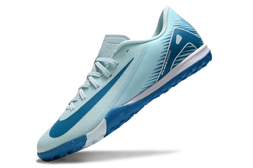 Nike Air Zoom Mercurial Vapor 16 Academy TF Football Soccer Cleats Boots WHT-BLU