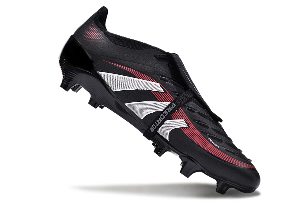 adidas 25 Predator Elite Tongue FT FG  Soccer Boots Cleats Shoes RED-WH