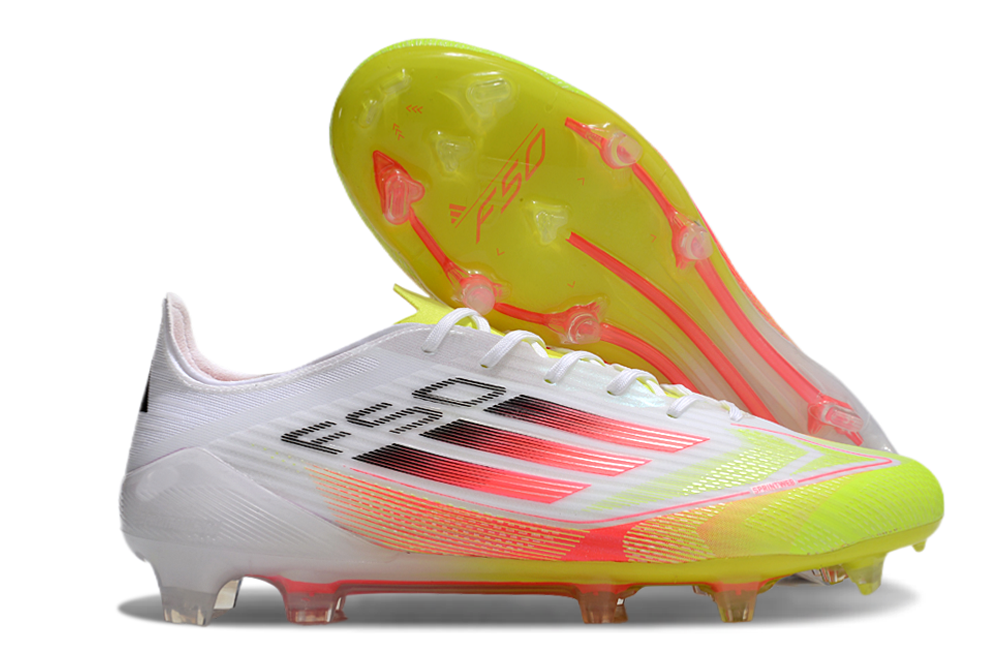 adidas F50 Elite FG Soccer Football Shoes Cleats WHT-BLK