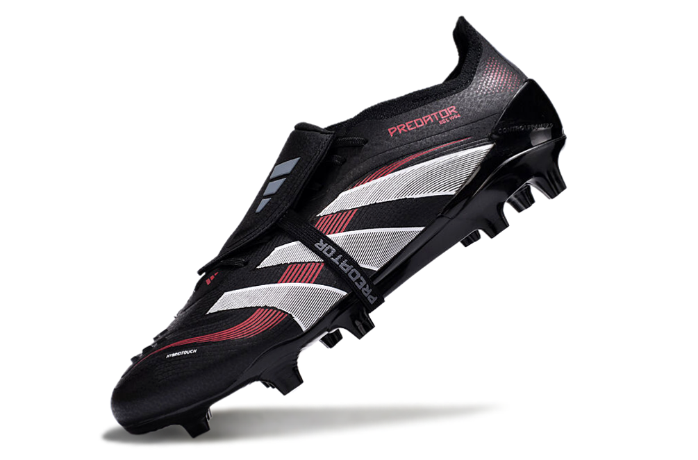 adidas 25 Predator Elite Tongue FT FG  Soccer Boots Cleats Shoes RED-WH