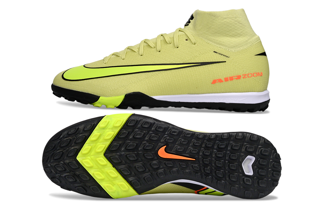 Nike Air Zoom Mercurial Superfly 10 Elite TF Football Soccer Cleats Boots - Ultimate Speed & Precision  GRN