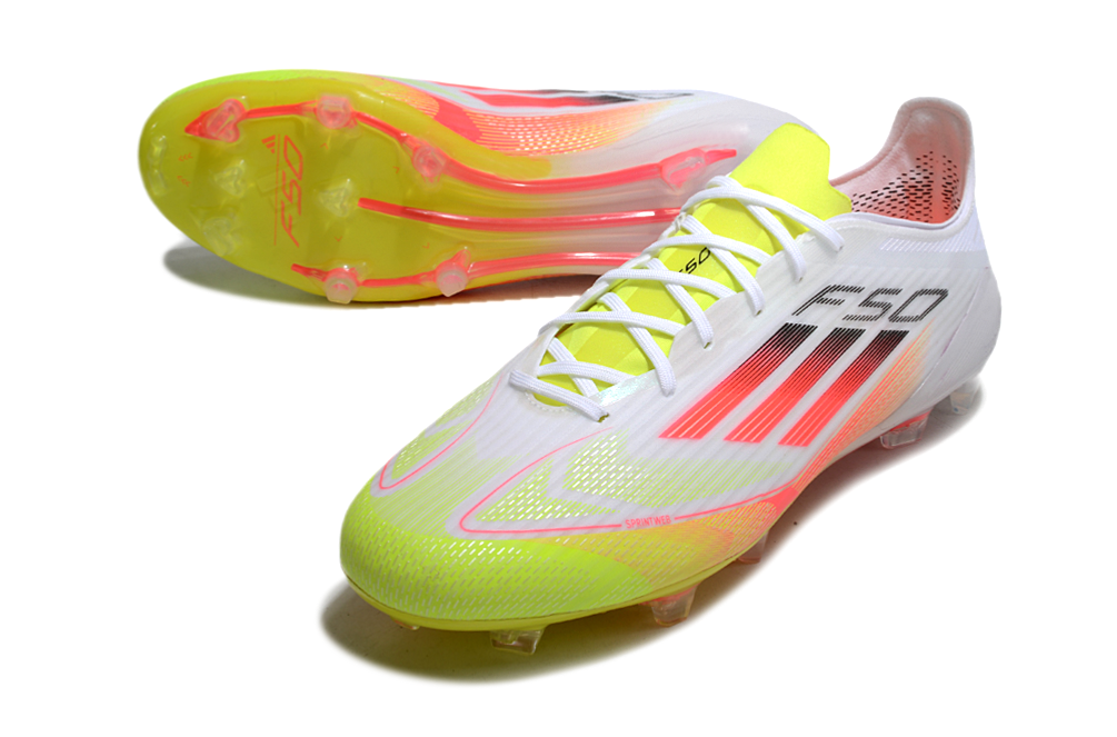 adidas F50 Elite FG Soccer Football Shoes Cleats WHT-BLK