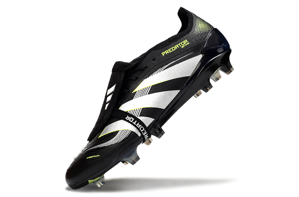 adidas 25 Predator Elite Tongue FT FG  Soccer Boots Cleats Shoes GRN-GLD
