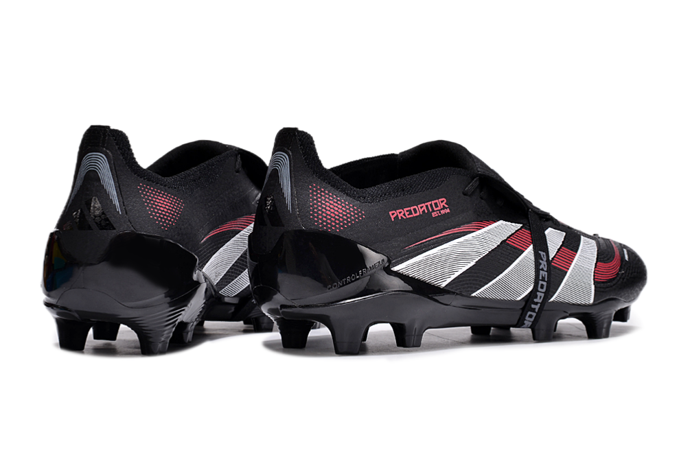 adidas 25 Predator Elite Tongue FT FG  Soccer Boots Cleats Shoes RED-WH