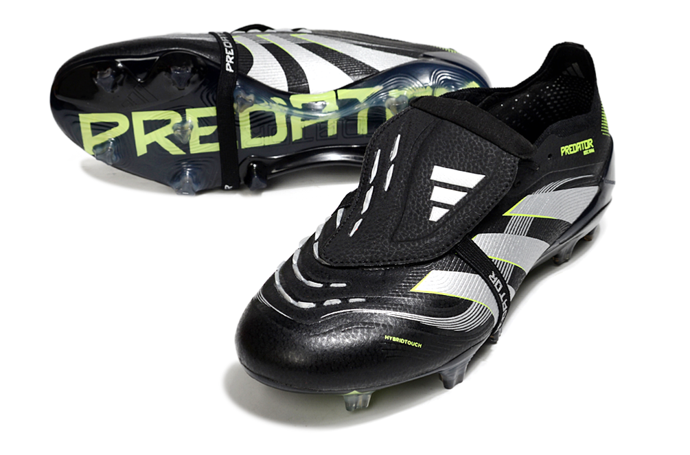adidas 25 Predator Elite Tongue FT FG  Soccer Boots Cleats Shoes GRN-GLD