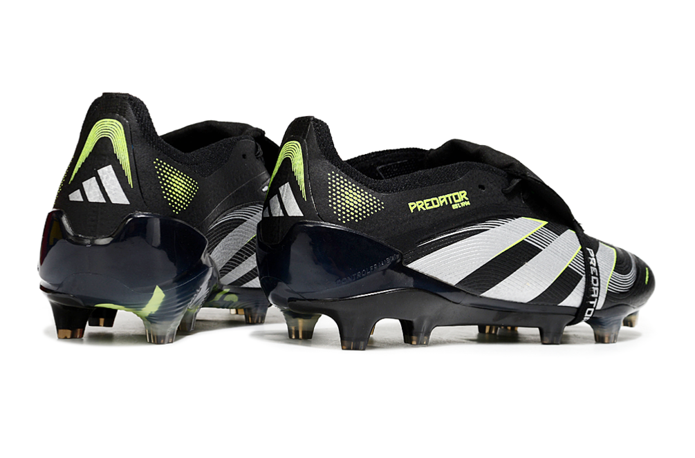 adidas 25 Predator Elite Tongue FT FG  Soccer Boots Cleats Shoes GRN-GLD