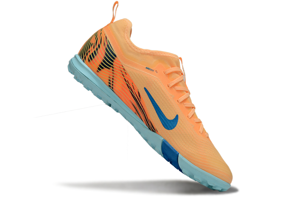 Nike Air Zoom Mercurial Vapor 15 Pro TF - Professional Turf Soccer Cleats Boots Shoes-GRN-PNK-ORG