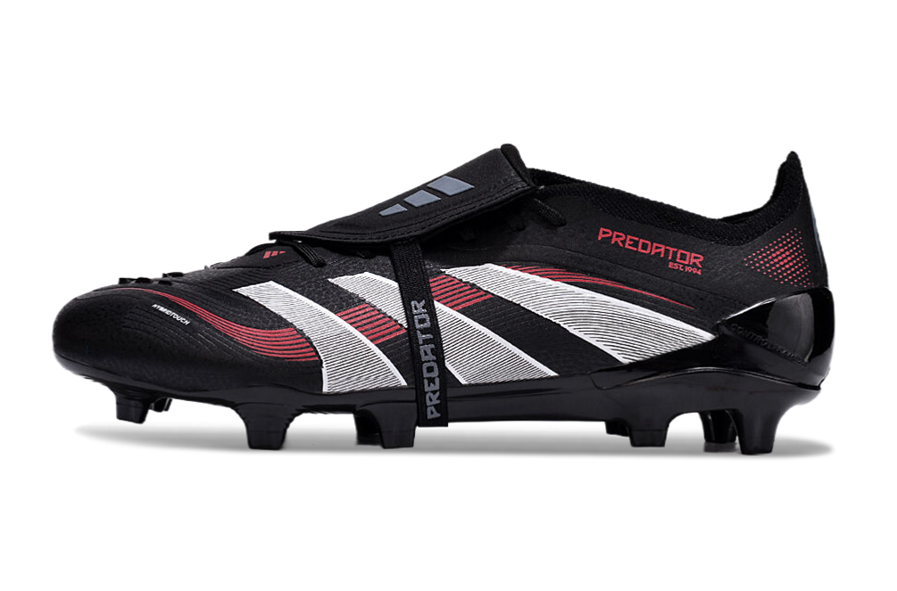 adidas 25 Predator Elite Tongue FT FG  Soccer Boots Cleats Shoes RED-WH