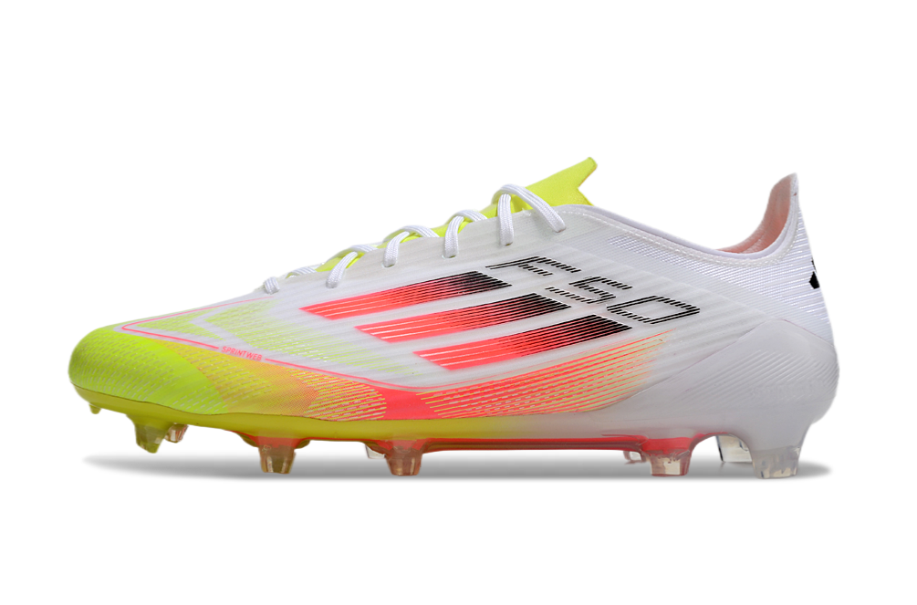 adidas F50 Elite FG Soccer Football Shoes Cleats WHT-BLK