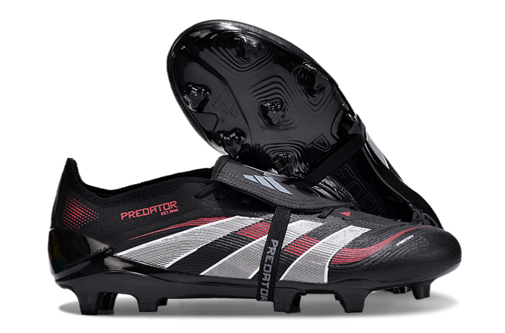adidas 25 Predator Elite Tongue FT FG  Soccer Boots Cleats Shoes RED-WH