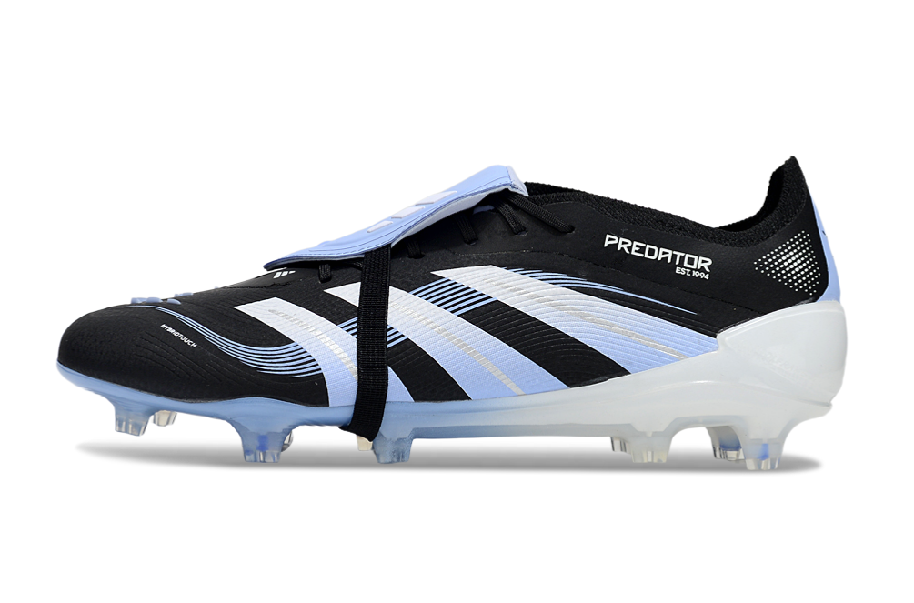 adidas 25 Predator Elite Tongue FT FG  Soccer Boots Cleats Shoes WHT-RED