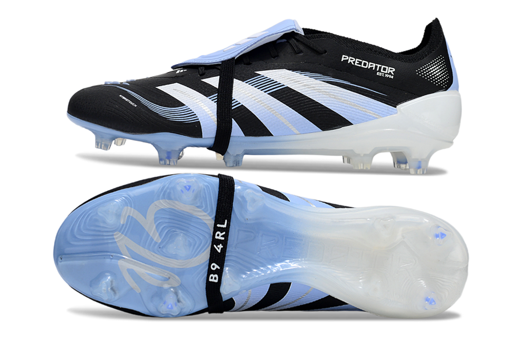 adidas 25 Predator Elite Tongue FT FG  Soccer Boots Cleats Shoes WHT-RED