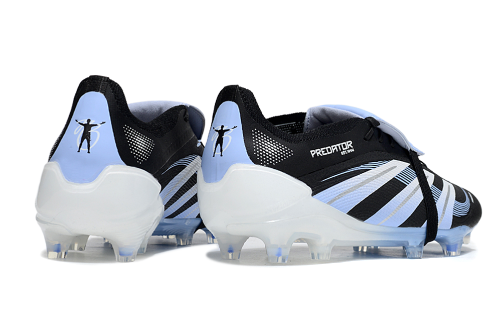 adidas 25 Predator Elite Tongue FT FG  Soccer Boots Cleats Shoes WHT-RED