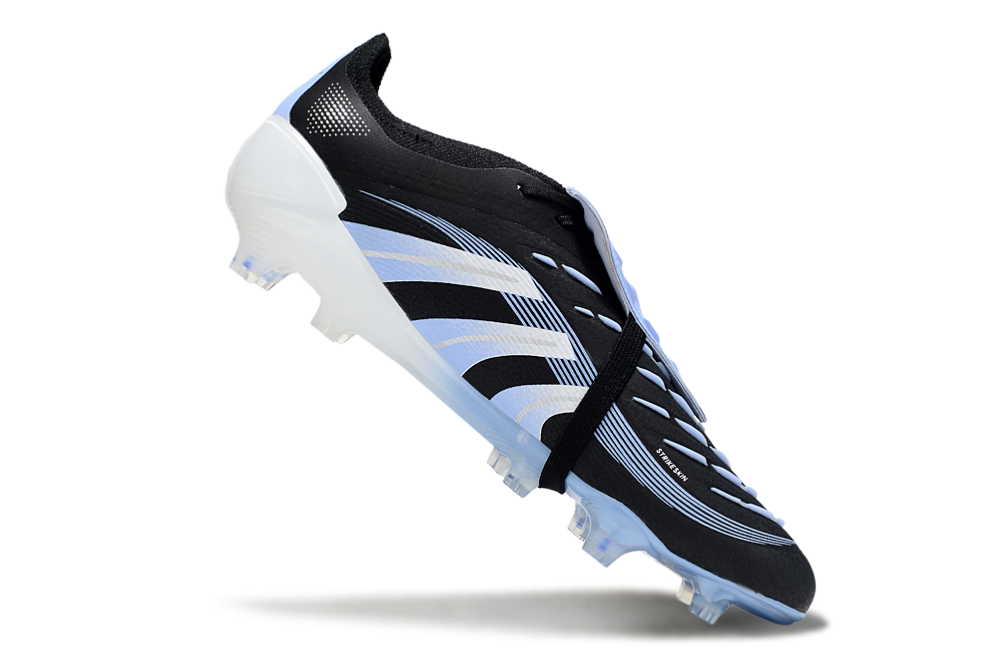 adidas 25 Predator Elite Tongue FT FG  Soccer Boots Cleats Shoes WHT-RED