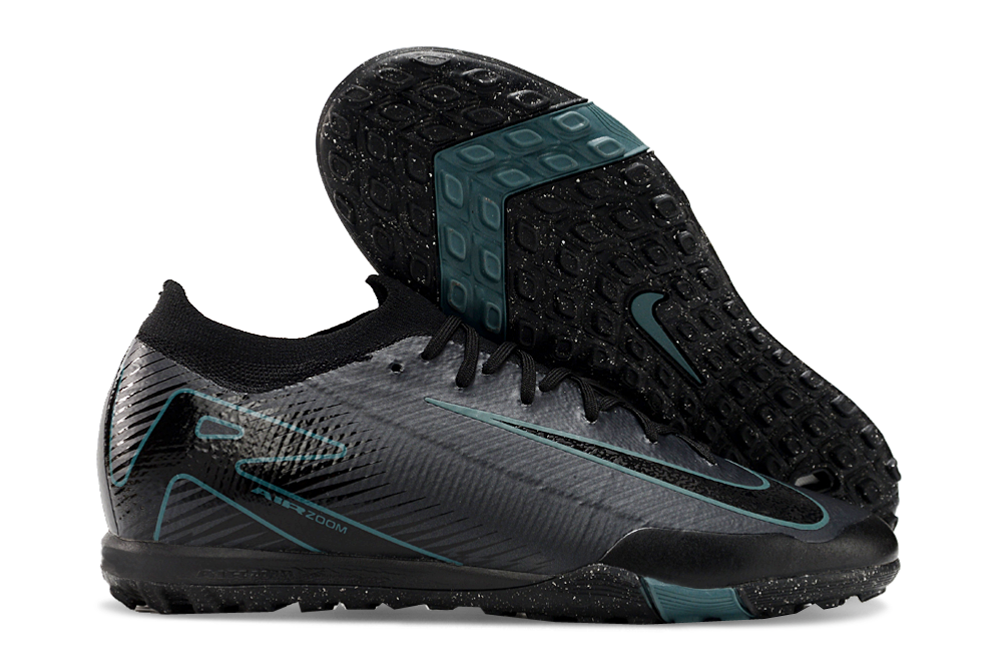Nike Air Zoom Mercurial Vapor 16 Elite TF Football Soccer Cleats Boots GRN-BLK