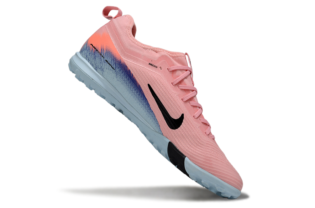 Nike Air Zoom Mercurial Vapor 15 Pro TF - Professional Turf Soccer Cleats Boots Shoes-GRN-PNK-ORG