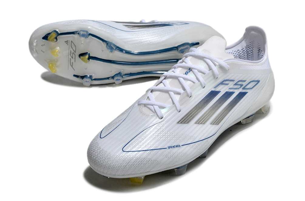 adidas F50 Elite FG Soccer Football Shoes Cleats WHT-BLK